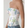 Premium Tropics Double-Layer Strapless Top for Women - Image 2