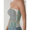 Stretchy and Supportive Double-Layer Strapless Top - Image 2