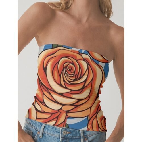 Comfortably Stylish Strapless Off-The-Shoulder Top - Image 3