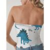 Soft and Stretchy Double-Layer Strapless Women's Top - Image 2