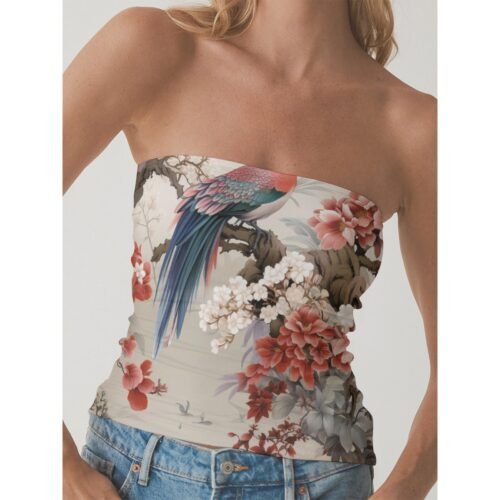 Lightweight Double-Layer Off-The-Shoulder Performance Top - Image 2