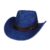 Western Cowboy Hat Felt Outdoor Sun Shade Top Hat Retro Jazz - Image 2